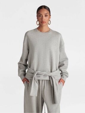 KBB by Kahlana Barfield Double Layer Crewneck Sweater